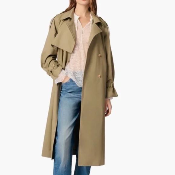 Maje Jackets & Blazers - Greena Studded trench coat